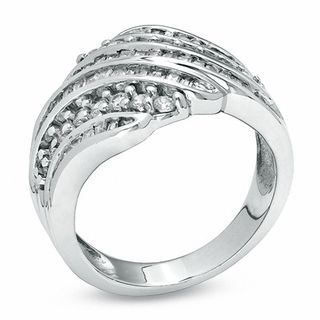 0.75 CT. T.W. Diamond Fashion Ring in 10K White Gold