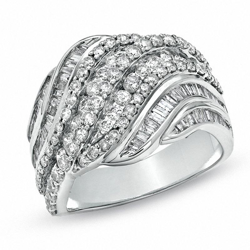2.00 CT. T.W. Diamond Fashion Ring in 14K White Gold