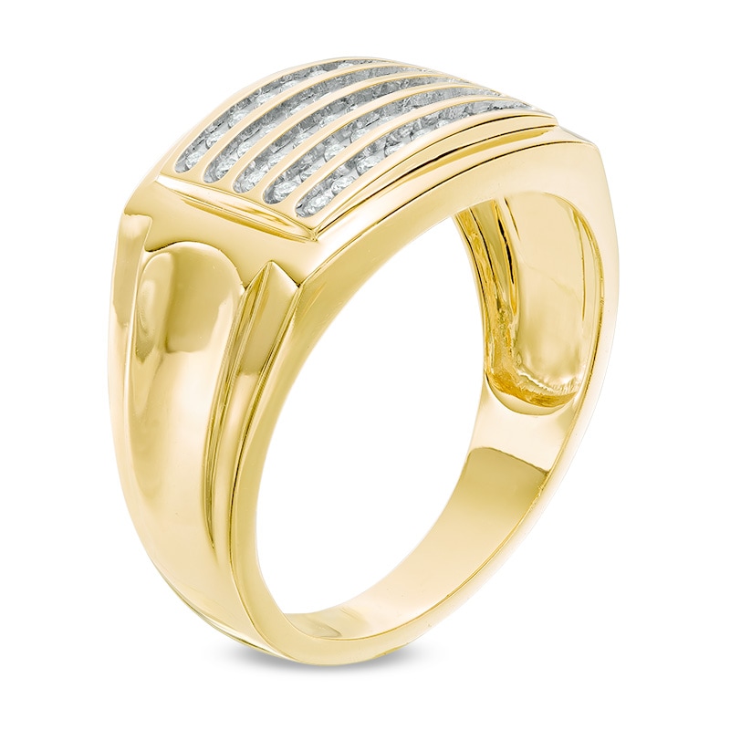 Main Image 2 of 0.25 CT. T.W. Diamond Band in 10K Gold