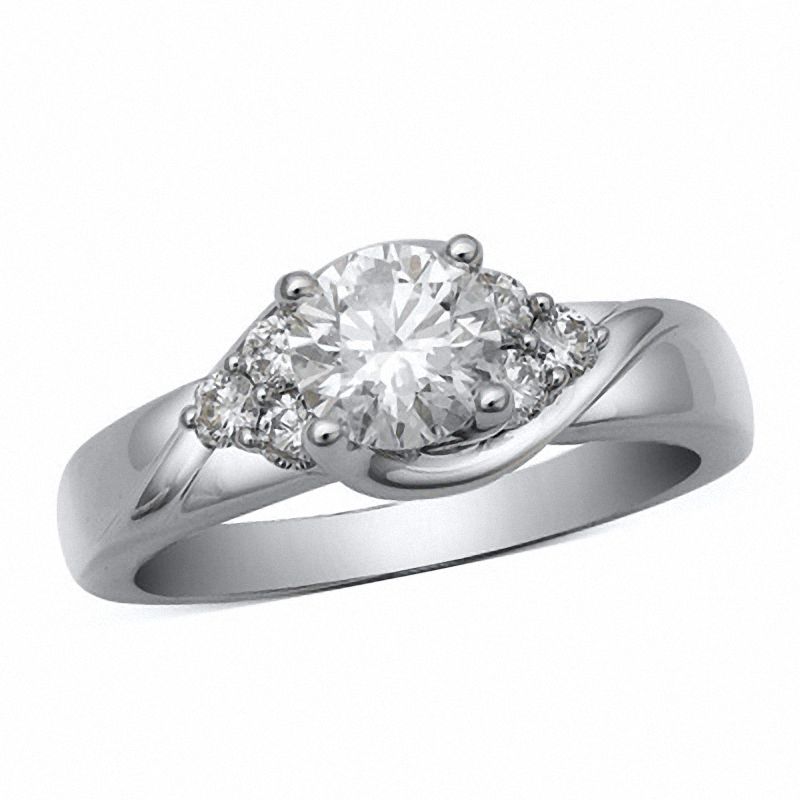 Main Image 1 of 1.25 CT. T.W. Diamond Engagement Ring in 14K White Gold