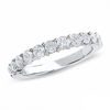 Thumbnail Image 1 of Celebration Canadian Lux® 1.00 CT. T.W. Certified Diamond Wedding Band in 18K White Gold (I/SI2)