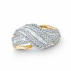 Thumbnail Image 1 of 0.75 CT. T.W. Diamond Overpass Ring in 10K Gold