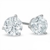 Thumbnail Image 0 of 0.50 CT. T.W. Canadian Certified Diamond Solitaire Stud Earrings in 14K White Gold (I/I2)