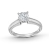 Thumbnail Image 1 of 1.20 CT. Canadian Certified Diamond Solitaire Engagement Ring in 14K White Gold (I/I1)