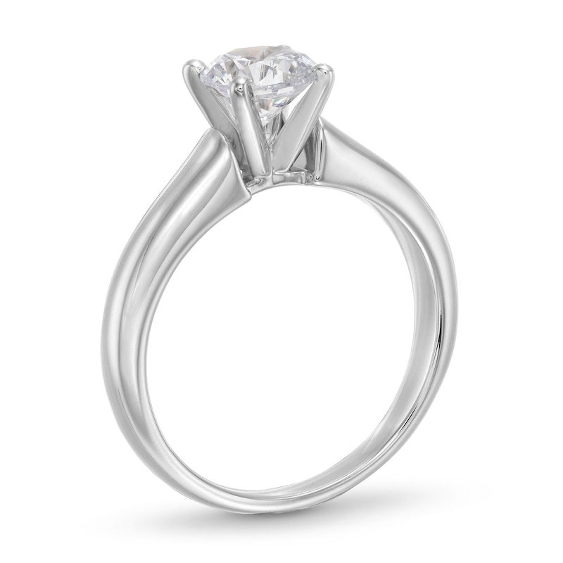 1.20 CT. Canadian Certified Diamond Solitaire Engagement Ring in 14K White Gold (I/I1)