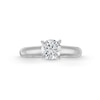 Thumbnail Image 4 of 1.20 CT. Canadian Certified Diamond Solitaire Engagement Ring in 14K White Gold (I/I1)