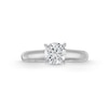 Thumbnail Image 3 of 1.20 CT. Canadian Certified Diamond Solitaire Engagement Ring in 14K White Gold (I/I1)