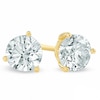 CT. T.W. Canadian Certified Diamond Solitaire Stud Earrings in 14K Gold (I/I2