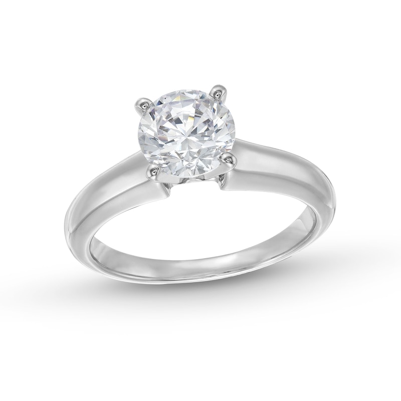 Main Image 1 of 1.50 CT. Canadian Certified Diamond Solitaire Engagement Ring in 14K White Gold (I/I1)