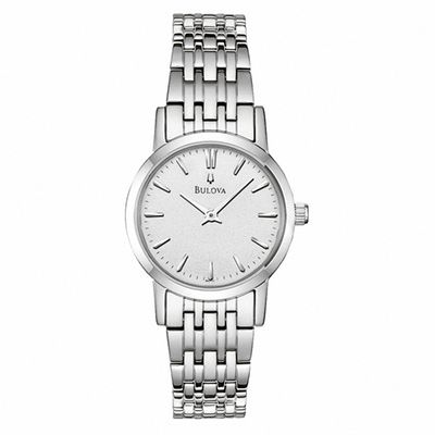 Ladies' Bulova Watch with Silver-Tone Dial (Model: 96L131)
