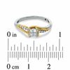 Thumbnail Image 2 of 0.20 CT. T.W. Diamond Vine Promise Ring in 10K White Gold