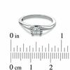 Thumbnail Image 2 of 0.20 CT. T.W. Princess-Cut Diamond Promise Ring in 10K White Gold