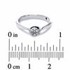 Thumbnail Image 2 of 0.20 CT. T.W. Diamond Split Shank Promise Ring in 10K Two-Tone Gold