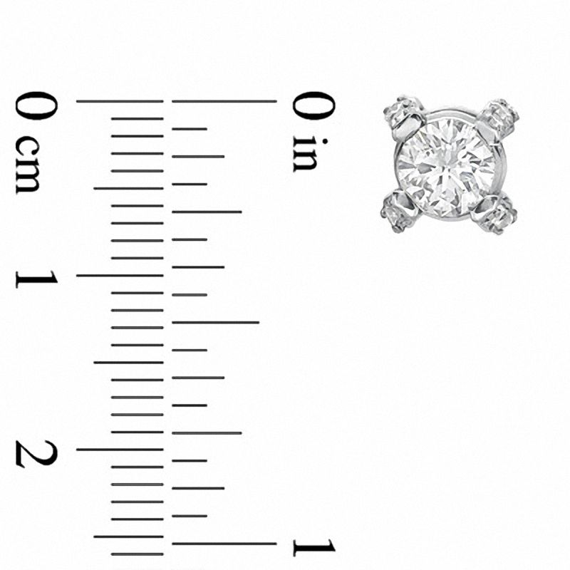 1.00 CT. T.W. Diamond Stud Earrings in 14K Gold