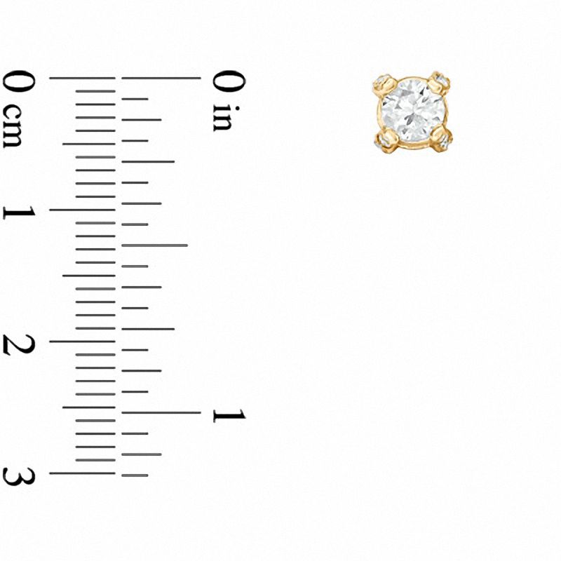 1.00 CT. T.W. Diamond Stud Earrings in 14K Gold
