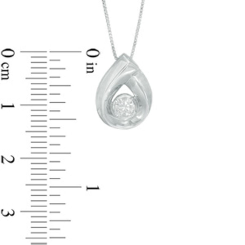 0.20 CT. Certified Canadian Diamond Solitaire Bezel Oval Pendant in 14K Gold (I/I2