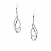 Thumbnail Image 0 of 0.20 CT. T.W. Diamond Double Drop Earrings in Sterling Silver