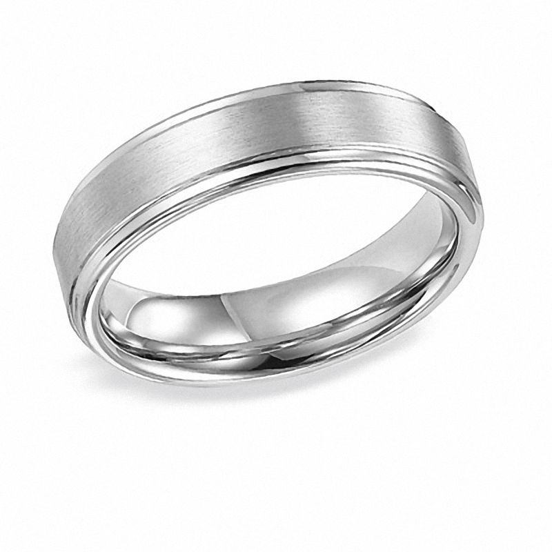 Men's 6.0mm Wedding Band in Tungsten Carbide - Size 10|Peoples Jewellers