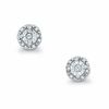 Thumbnail Image 0 of 0.06 CT. T.W. Diamond Round Stud Earrings in Sterling Silver