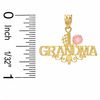 10K Two-Tone Gold #1 Grandma Charm