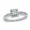 Thumbnail Image 0 of 0.50 CT. T.W. Princess-Cut Diamond Frame Engagement Ring in 14K White Gold