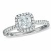 Thumbnail Image 1 of 0.70 CT. T.W. Princess-Cut Diamond Framed Engagement Ring in 14K White Gold