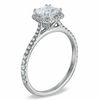 Thumbnail Image 2 of 0.95 CT. T.W. Princess-Cut Diamond Framed Engagement Ring in 14K White Gold