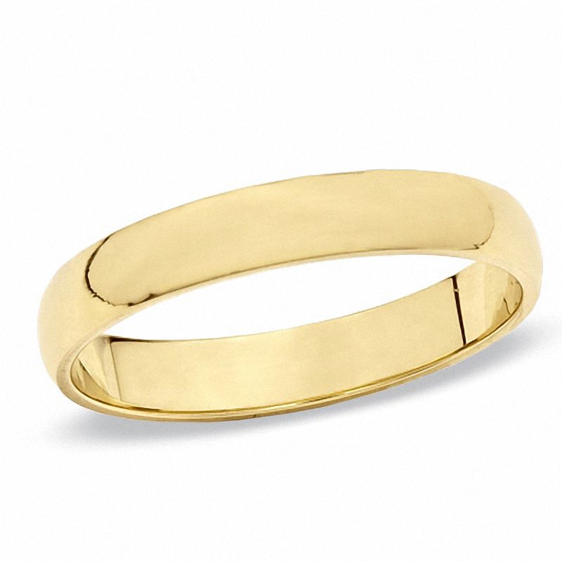 Ladies' 3.0mm Plain Wedding Band in 10K Gold