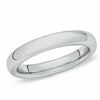 Thumbnail Image 0 of Ladies' 3.0mm Plain Wedding Band in 10K White Gold - Size 6