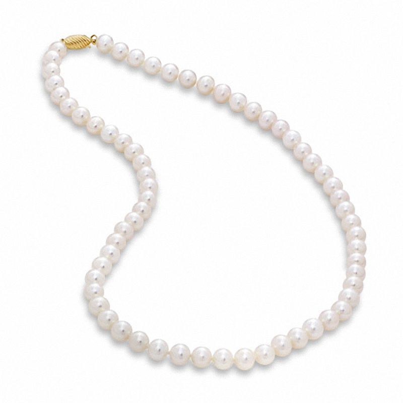 Main Image 2 of Honora 6.0-7.0mm Freshwater Cultured Pearl Strand-16"