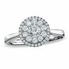 Thumbnail Image 1 of 0.75 CT T.W. Diamond Composite Framed Engagement Ring in 14K White Gold