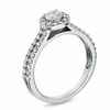 Thumbnail Image 2 of 0.88 CT. T.W. Certified Canadian Diamond Framed Engagement Ring in 14K White Gold (I/I1)