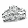 Thumbnail Image 1 of 1.00 CT. T.W. Diamond Composite Bridal Set in 14K White Gold