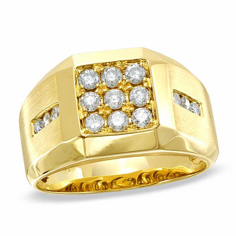 Main Image 1 of 0.75 CT. T.W. Diamond Die Ring in 10K Gold