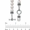 Thumbnail Image 3 of Honora Pallini 7.5-8.5 Oval Freshwater Cultured Pearl Toggle Necklace-17.5"