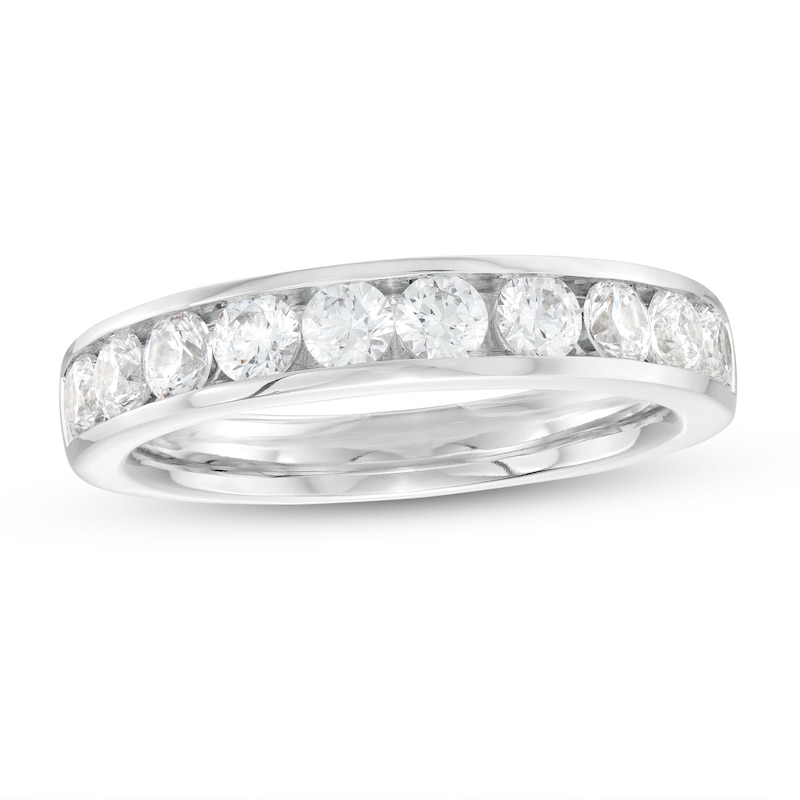 Main Image 1 of 1.00 CT. T.W. Canadian Certified Diamond Channel Band in 14K White Gold (I/I1)