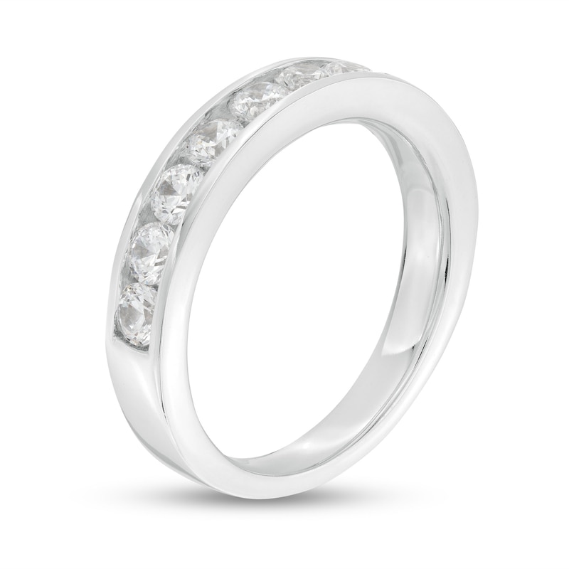 Main Image 3 of 1.00 CT. T.W. Canadian Certified Diamond Channel Band in 14K White Gold (I/I1)