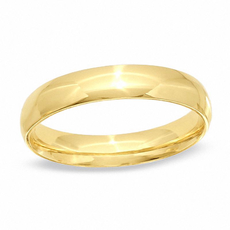 Mens 10k Gold Wedding Band