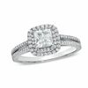 Thumbnail Image 1 of 1.20 CT. T.W. Princess-Cut Diamond Framed Engagement Ring in 14K White Gold