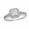 Thumbnail Image 0 of 1.20 CT. T.W. Princess-Cut Diamond Framed Engagement Ring in 14K White Gold