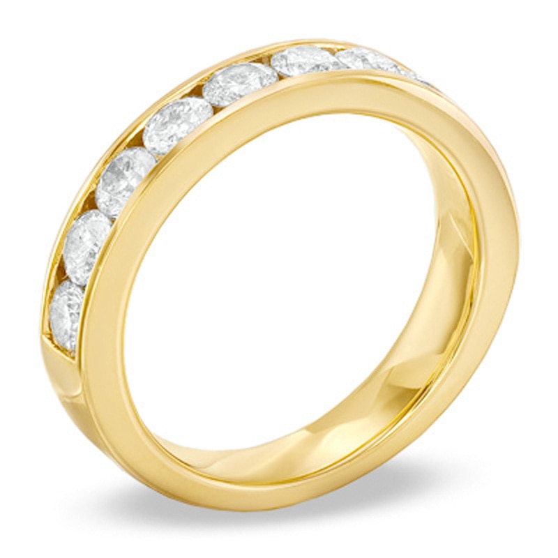 Main Image 2 of 1.00 CT. T.W. Canadian Certified Diamond Band in 14K Gold
