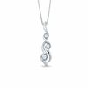 Thumbnail Image 0 of Sirena™ 0.12 CT. T.W. Diamond Three Stone Pendant in 10K White Gold