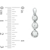 Thumbnail Image 2 of 1.00 CT. T.W. Canadian Certified Diamond Dangle Earrings in 14K White Gold