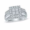 Thumbnail Image 1 of 2.00 CT. T.W. Quad Princess-Cut Diamond Engagement Ring in 14K White Gold