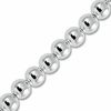 Thumbnail Image 1 of 8.0mm Bead Bracelet in Sterling Silver - 7.5"