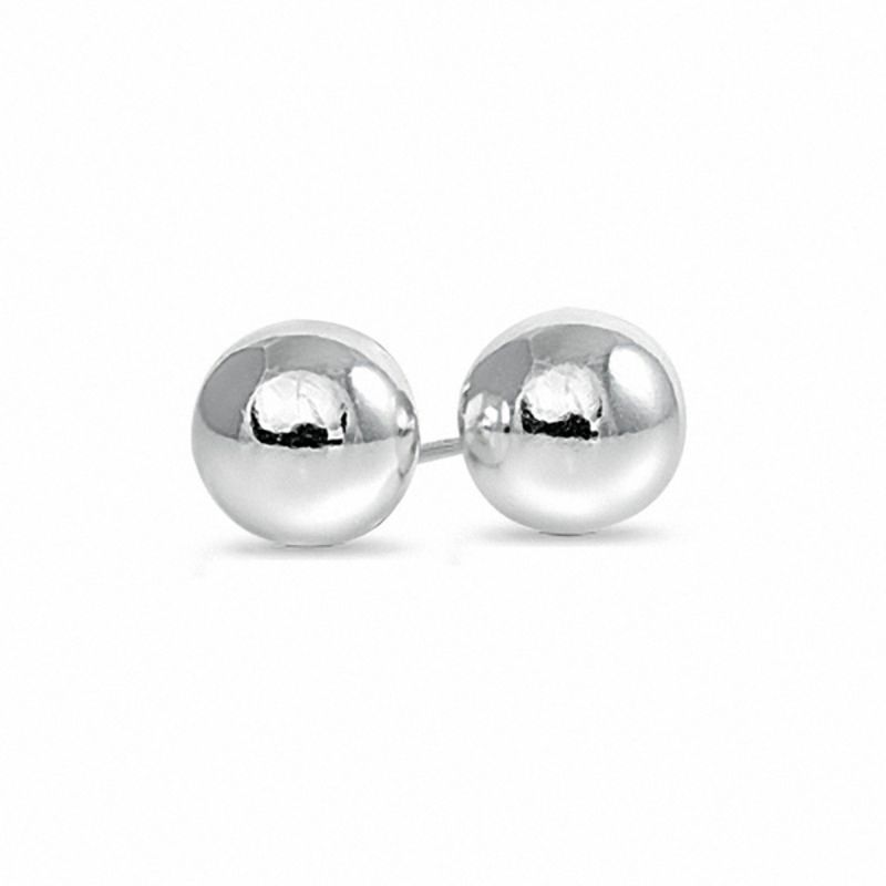 8.0mm Stud Earrings in Sterling Silver