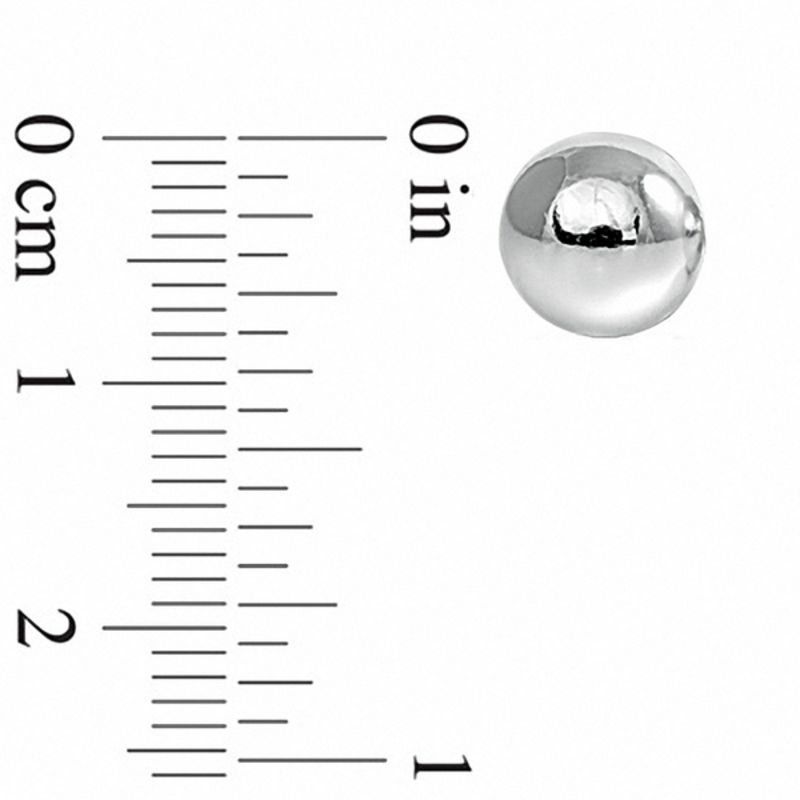 8.0mm Stud Earrings in Sterling Silver