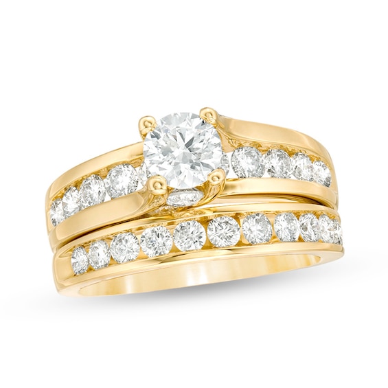 2.00 CT. T.W. Diamond Bridal Set in 14K Gold | Peoples Jewellers