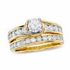 Thumbnail Image 0 of 1.50 CT. T.W. Diamond Bridal Set in 14K Gold