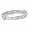 Thumbnail Image 0 of 0.25 CT. T.W. Diamond Milgrain Band in 14K White Gold